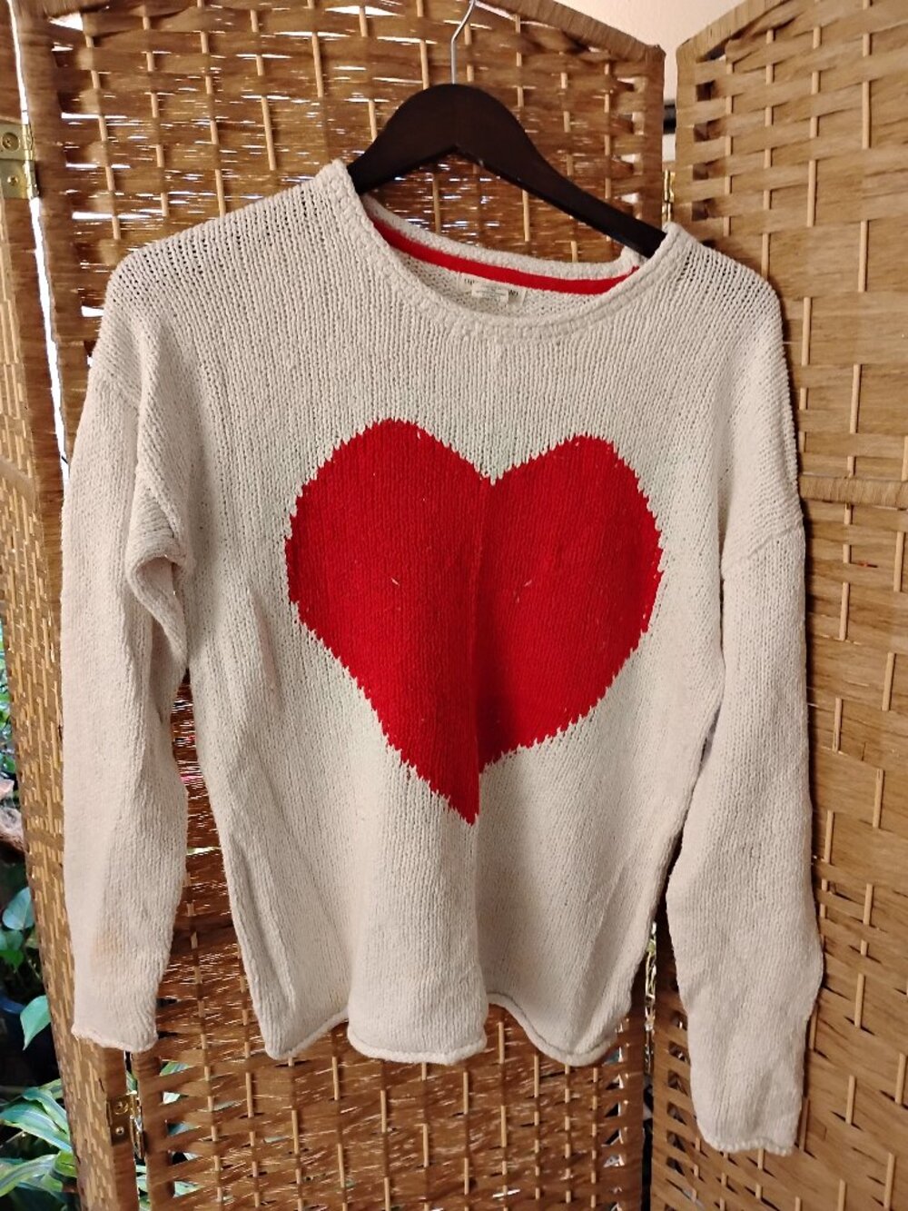 100 cotton knit sweater